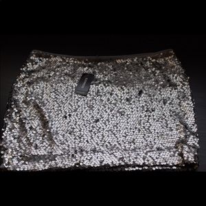 Sequins mini skirt